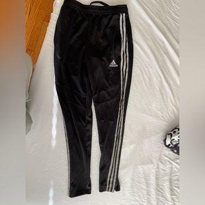 Reflective strip adidas sweatpants